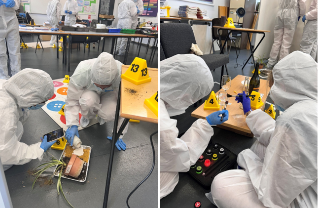 A collage of people in hazmat suits

AI-generated content may be incorrect.