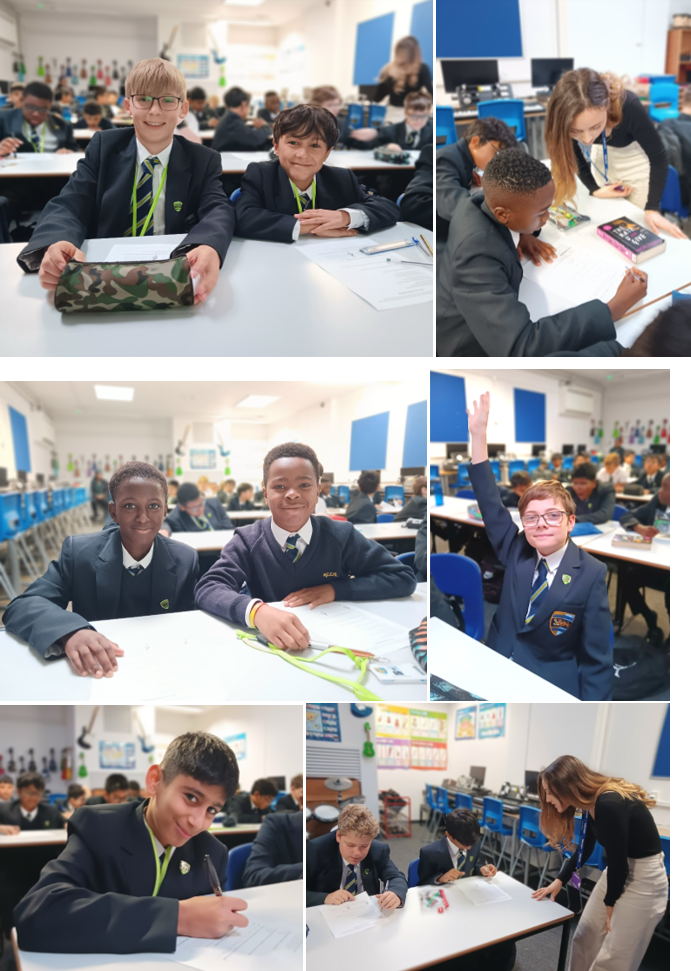 A collage of a group of students in a classroom

AI-generated content may be incorrect.