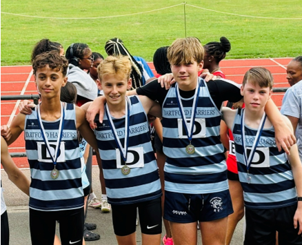 A group of boys wearing medals

AI-generated content may be incorrect.