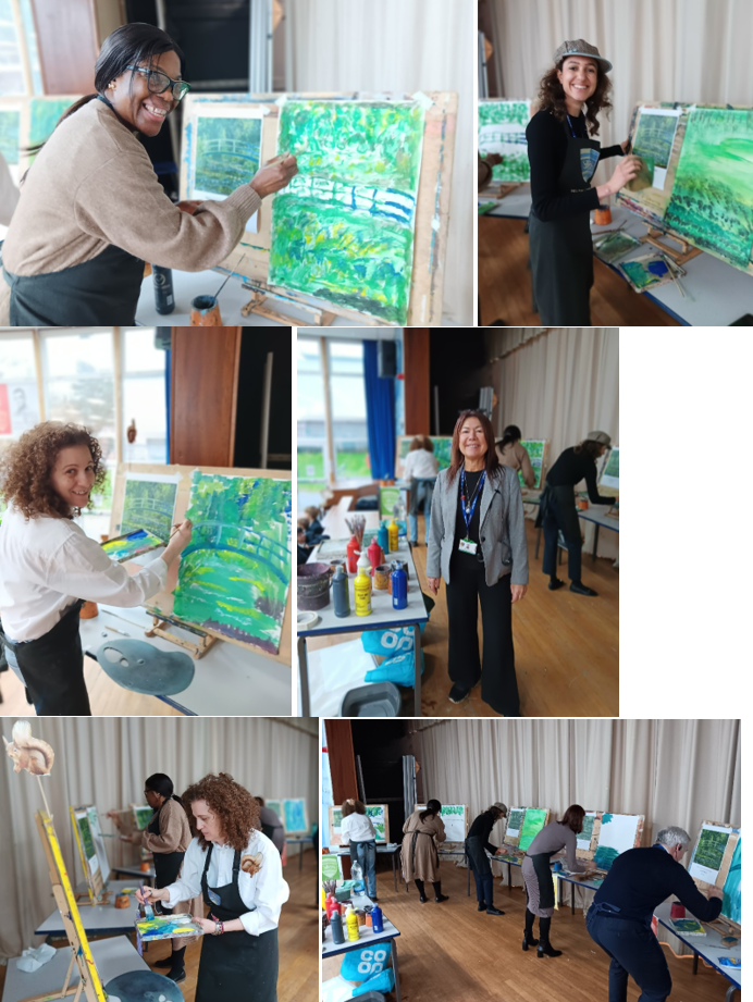 A collage of people painting

AI-generated content may be incorrect.